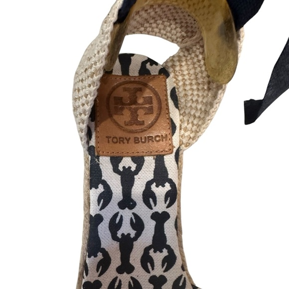 Tory Burch Lobster Espradrille Right Shoe US 7.5 EU 38 - Picture 4 of 7